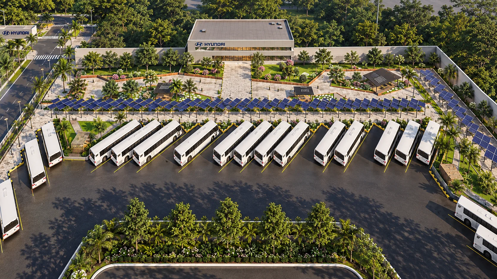 Hyundai Bus Parking, a Think Design urbanism project