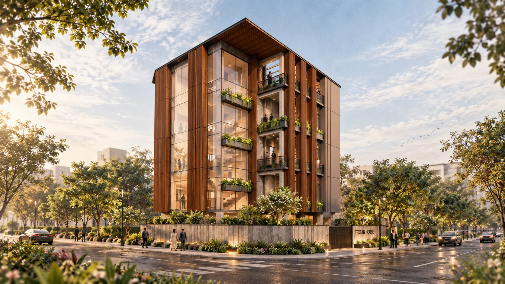 Textan House — Head Office, a Think Design commercial project